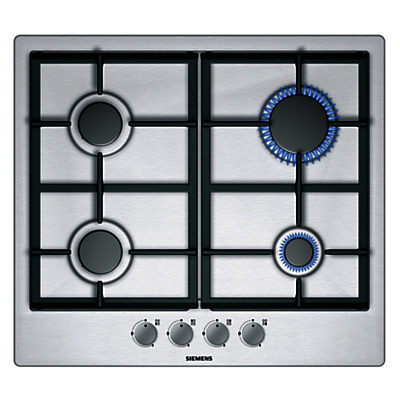 Siemens EC615PB90E Gas Hob, Stainless Steel